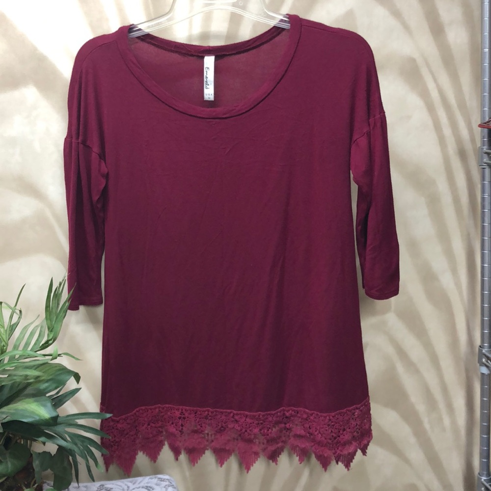Emerald ladies top